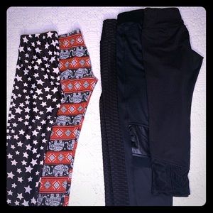 Mixed Leggings Bundle (5 pairs) XS/S/M